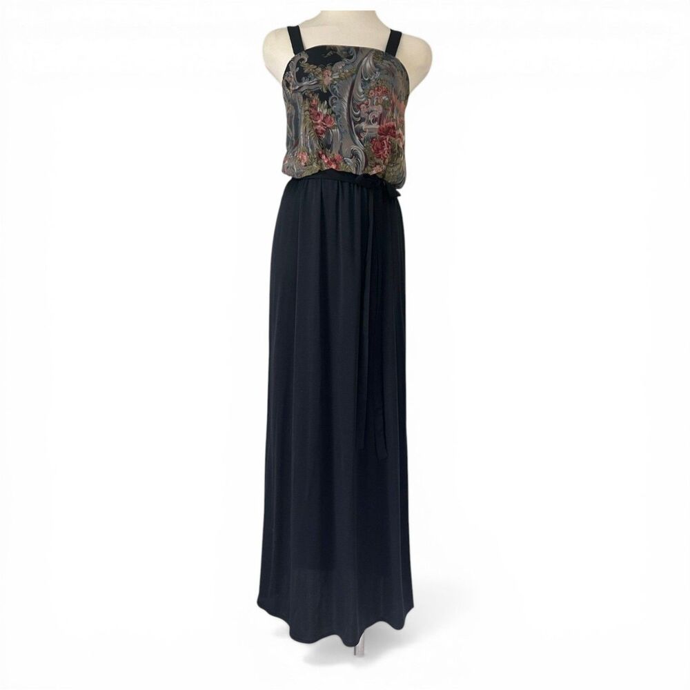 1970s Vintage Boho Bohemian Maxi Dress | Matthew for Jo.Ed Sophisticates sz 10